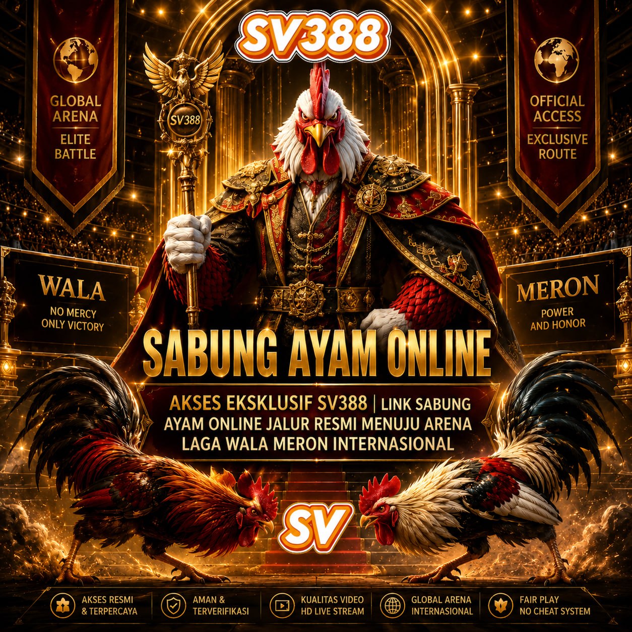 Akses Eksklusif SV388 | Link Sabung Ayam Online Jalur Resmi Menuju Arena Laga Wala Meron Internasional