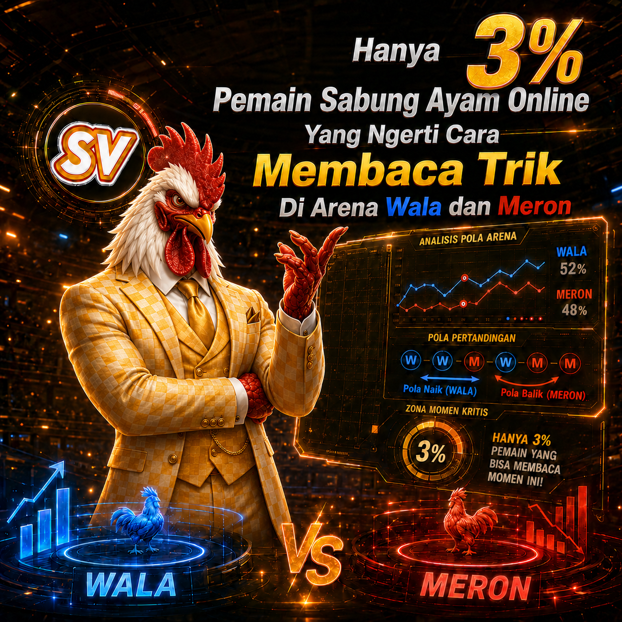 SV388 | Hanya 3% Pemain Sabung Ayam Online Yang Ngerti Cara Membaca Trik Di Arena Wala dan Meron