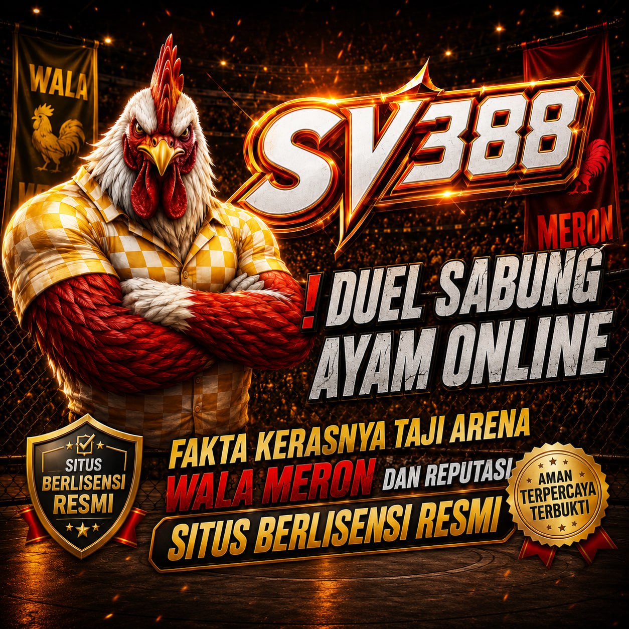 SV388 - Fakta Kerasnya Taji Arena Wala Meron Dan Duel Sabung Ayam Online Di Situs Resmi