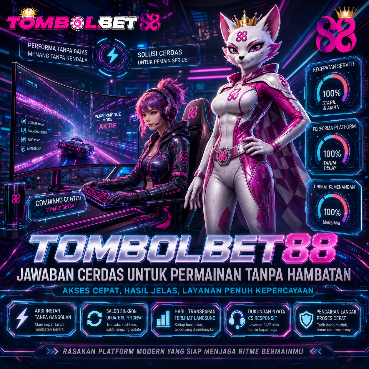 TOMBOLBET88 | Menjawab Segala Keresahan Pemain Yang Menginginkan Platform Dengan Performa Sempurna Tanpa Batas